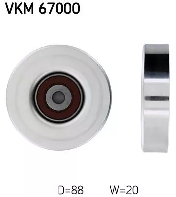 Umlenk-/Führungsrolle, Keilrippenriemen