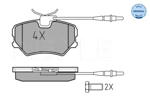 Bremsbelagsatz, Scheibenbremse