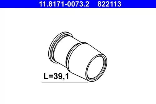 Führungshülse, Bremssattel