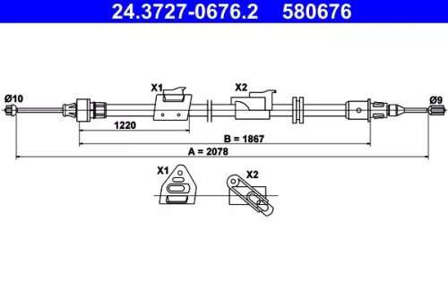 Seilzug, Feststellbremse