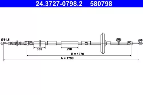 Seilzug, Feststellbremse