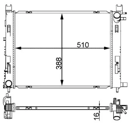 Kühler, Motorkühlung