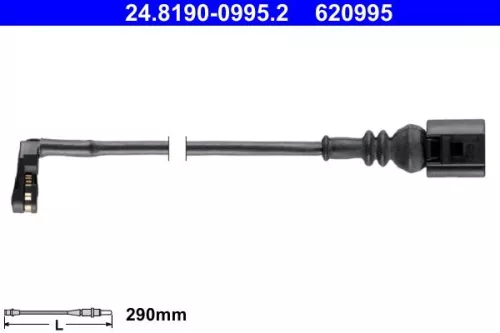 Warnkontakt, Bremsbelagverschleiß