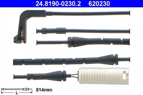 Warnkontakt, Bremsbelagverschleiß