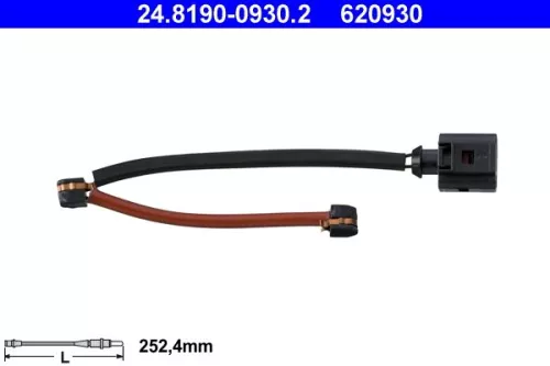 Warnkontakt, Bremsbelagverschleiß