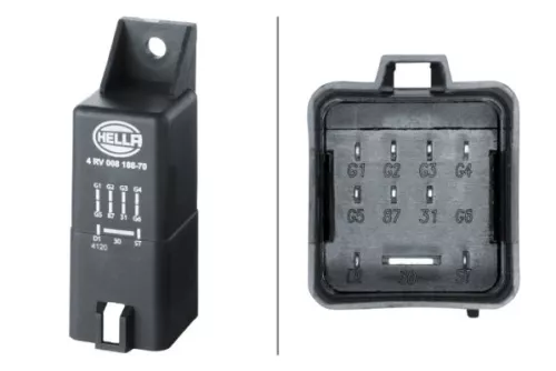 Steuergerät, Glühzeit