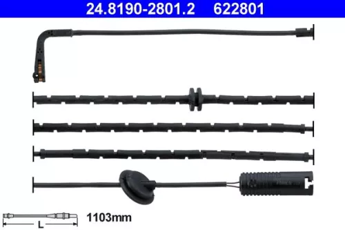 Warnkontakt, Bremsbelagverschleiß