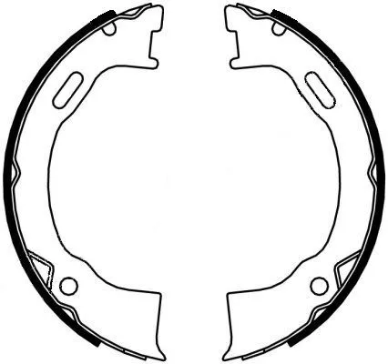 Bremsbackensatz, Feststellbremse