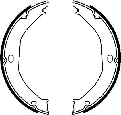 Bremsbackensatz, Feststellbremse