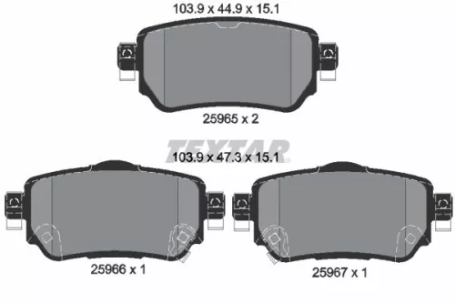 Bremsbelagsatz, Scheibenbremse