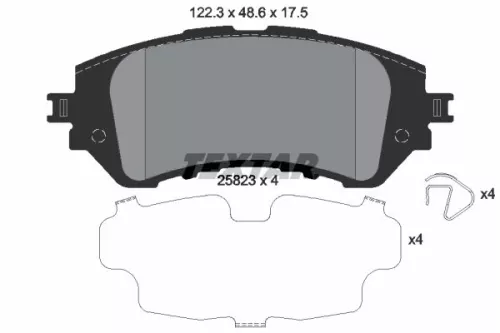 Bremsbelagsatz, Scheibenbremse