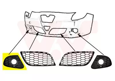 Lüftungsgitter, Stoßfänger