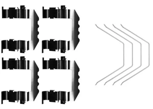 Zubehörsatz, Scheibenbremsbelag