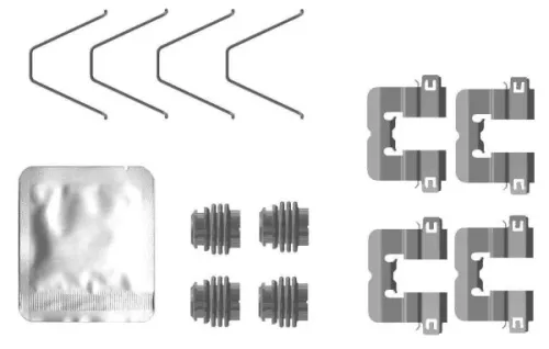 Zubehörsatz, Scheibenbremsbelag