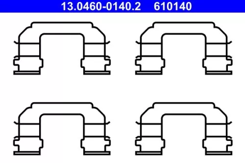 Zubehörsatz, Scheibenbremsbelag