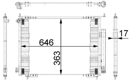 Kondensator, Klimaanlage