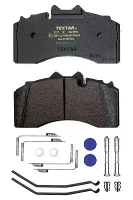 Bremsbelagsatz, Scheibenbremse