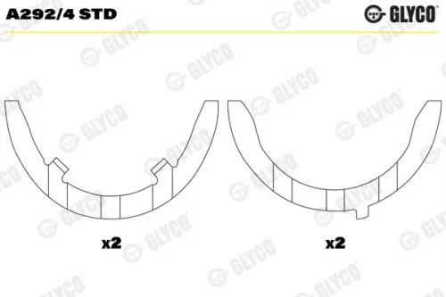 Distanzscheibe, Kurbelwelle