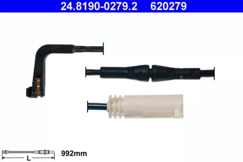 Warnkontakt, Bremsbelagverschleiß