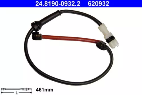 Warnkontakt, Bremsbelagverschleiß