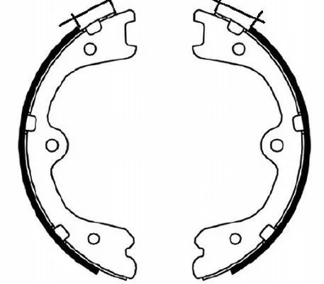 Bremsbackensatz, Feststellbremse