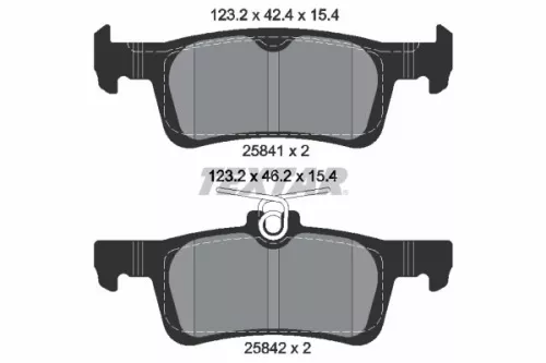 Bremsbelagsatz, Scheibenbremse