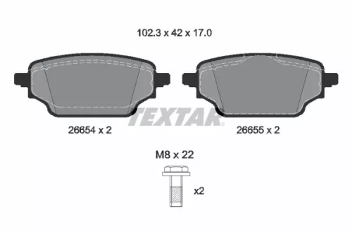 Bremsbelagsatz, Scheibenbremse