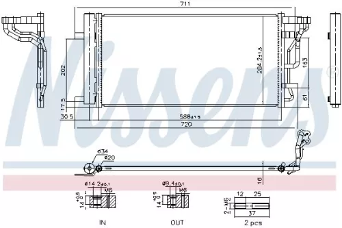 Kondensator, Klimaanlage