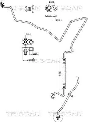 Hochdruck-/Niederdruckleitung, Klimaanlage