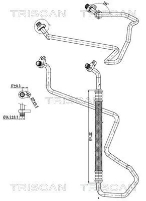 Hochdruck-/Niederdruckleitung, Klimaanlage