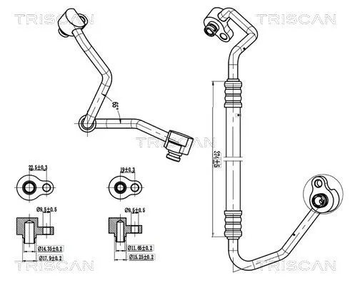 Hochdruck-/Niederdruckleitung, Klimaanlage