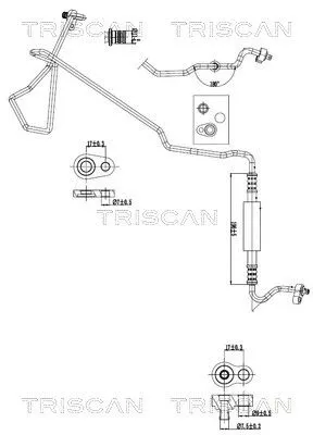 Hochdruck-/Niederdruckleitung, Klimaanlage
