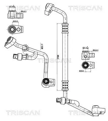 Hochdruck-/Niederdruckleitung, Klimaanlage