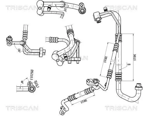 Hochdruck-/Niederdruckleitung, Klimaanlage