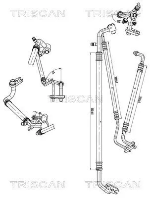 Hochdruck-/Niederdruckleitung, Klimaanlage