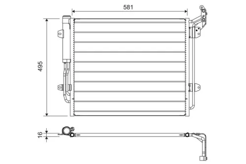 Kondensator, Klimaanlage