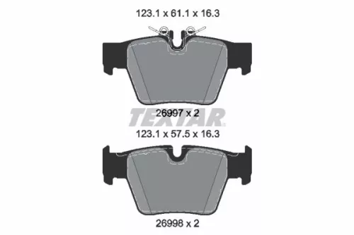 Bremsbelagsatz, Scheibenbremse