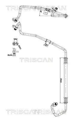 Hochdruck-/Niederdruckleitung, Klimaanlage