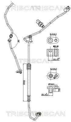 Hochdruck-/Niederdruckleitung, Klimaanlage