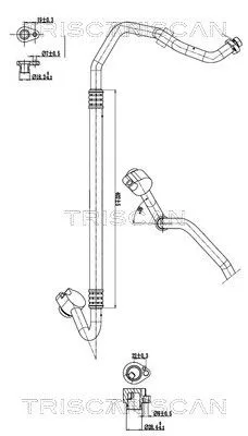 Hochdruck-/Niederdruckleitung, Klimaanlage