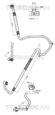 Hochdruck-/Niederdruckleitung, Klimaanlage