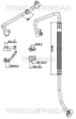 Hochdruck-/Niederdruckleitung, Klimaanlage