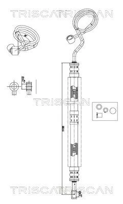 Hydraulikschlauch, Lenkung