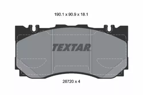 Bremsbelagsatz, Scheibenbremse