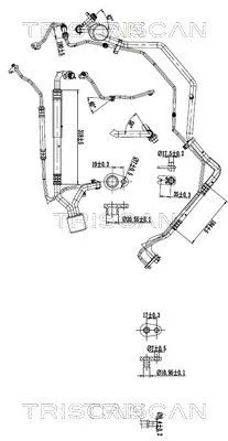 Hochdruck-/Niederdruckleitung, Klimaanlage