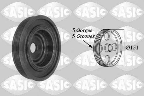 Riemenscheibe, Kurbelwelle