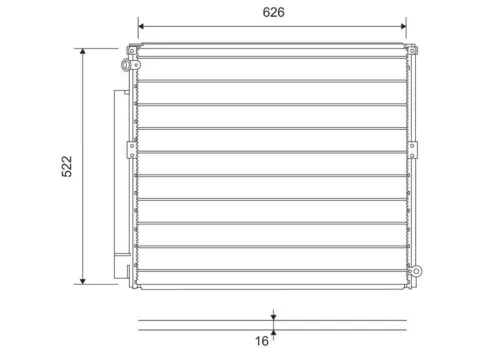 Kondensator, Klimaanlage