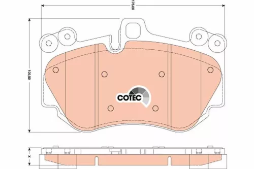Bremsbelagsatz, Scheibenbremse