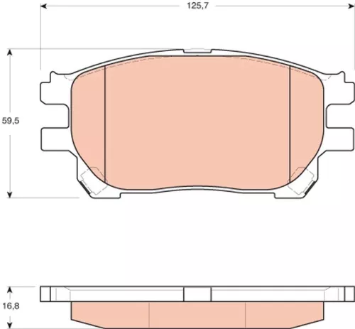 Bremsbelagsatz, Scheibenbremse