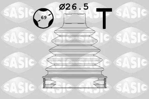 Faltenbalgsatz, Antriebswelle